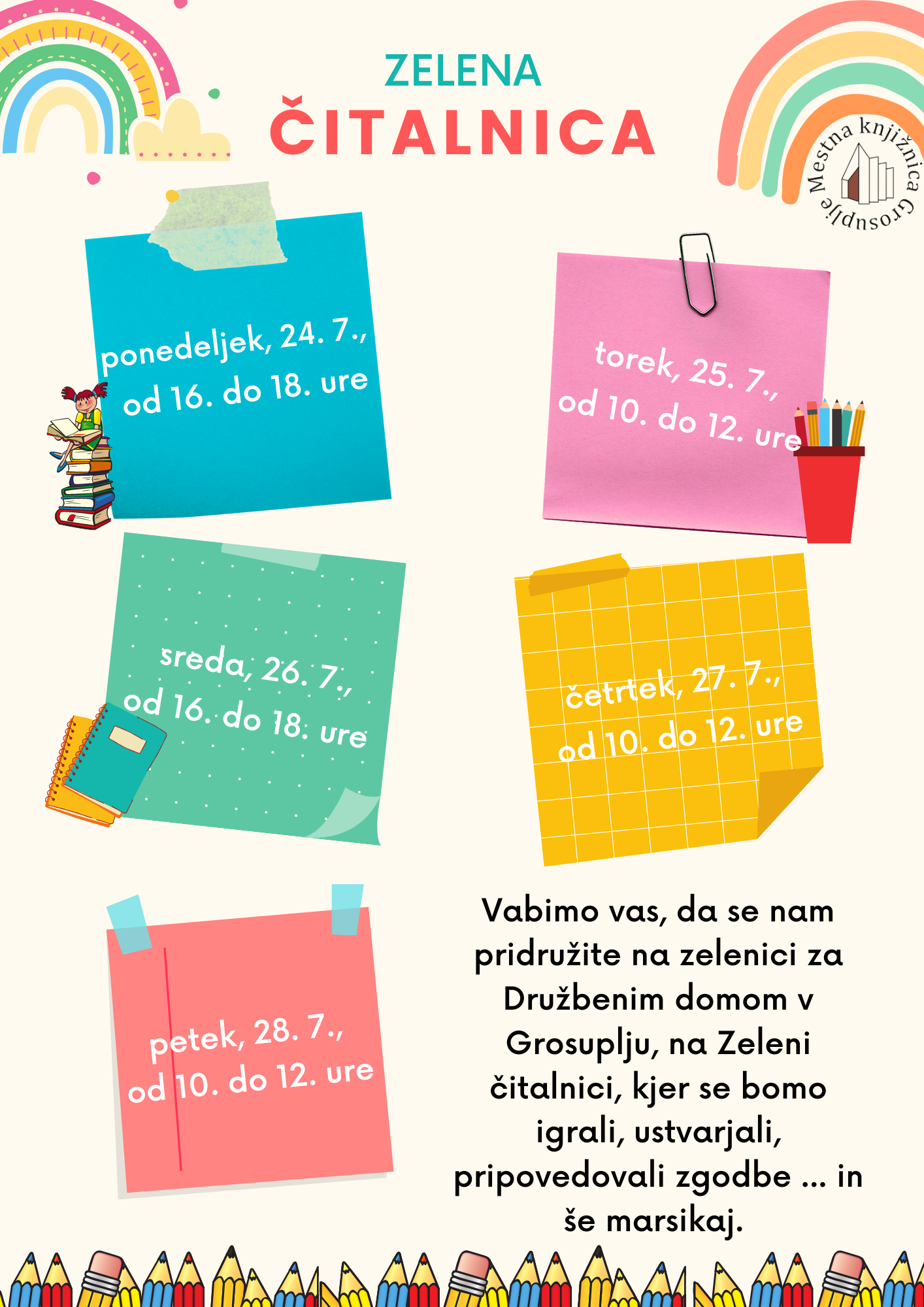 Zelena čitalnica_JULIJ